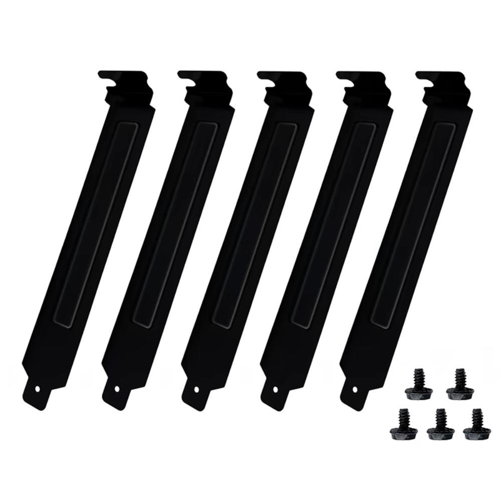 Plug-In PCI Slot Cover With Screws Case Blanking Plate New Dust Filter Plate