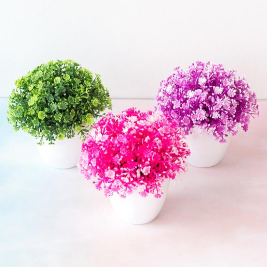 Искусственный цветок растение бонсай орнамент гостиная сад отель настольный декор