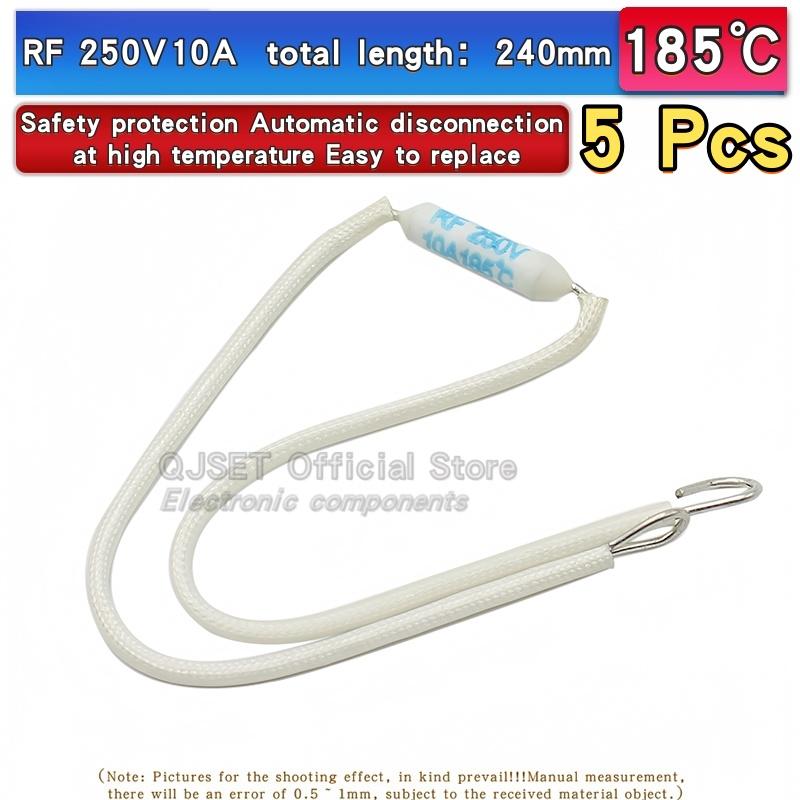 5pcs Rice Cooker RF Ceramic Thermal Fuse Accessories Resistor RF216 Degree 10A 15A 250V 20A RF165C 185C 230C 240C 130C 155C 216C Fuses4