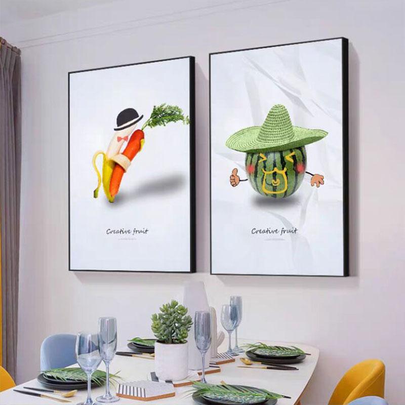 Nordic Abstract Fruit Kitchen Decor Canvas Paintings Posters and Prints Creative Wall Art Pictures Dining Room Home Decor Quadro