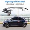 Наружная ручка двери автомобиля 68069943AC для Fiat 500 2012-2019 Наружная ручка Хром Левая сторона водителя Автоаксессуары-A99D