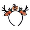 Шарик летучая мышь бант паук тыква корейский стиль повязки для волос женские обручи для волос Хэллоуин повязки на голову рога лося