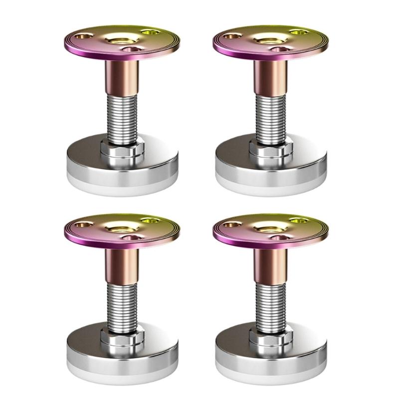 4Pcs No Drill Furniture Anti Shake Fixers Adjustable Height Stabilizers For Bed Frame Chair Table Easy to Installation