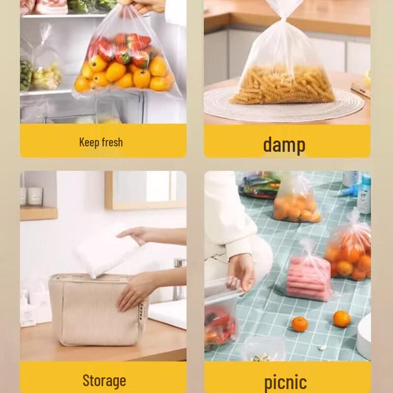 Miaojie Food Grade Hand-Tear Fresh-Keeping Bags