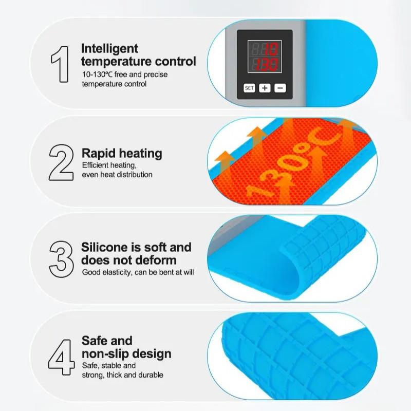 LS3-Мини LCD Экран Сепаратор Портативный Нагревательный Стол Сепарационная Подушка Инструмент для Разборки Экрана Ремонта Мобильных Телефонов и Планшетов