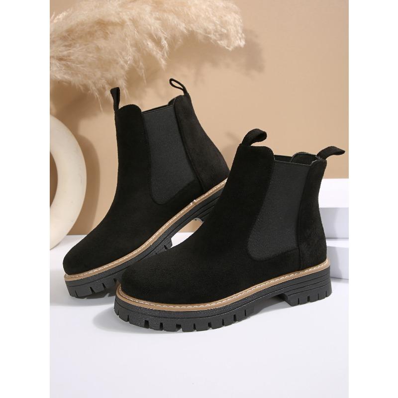 Spring and Autumn New Frosted Martin Boots Fashion Casual Round Head Large Size Fashion Trend Shoes