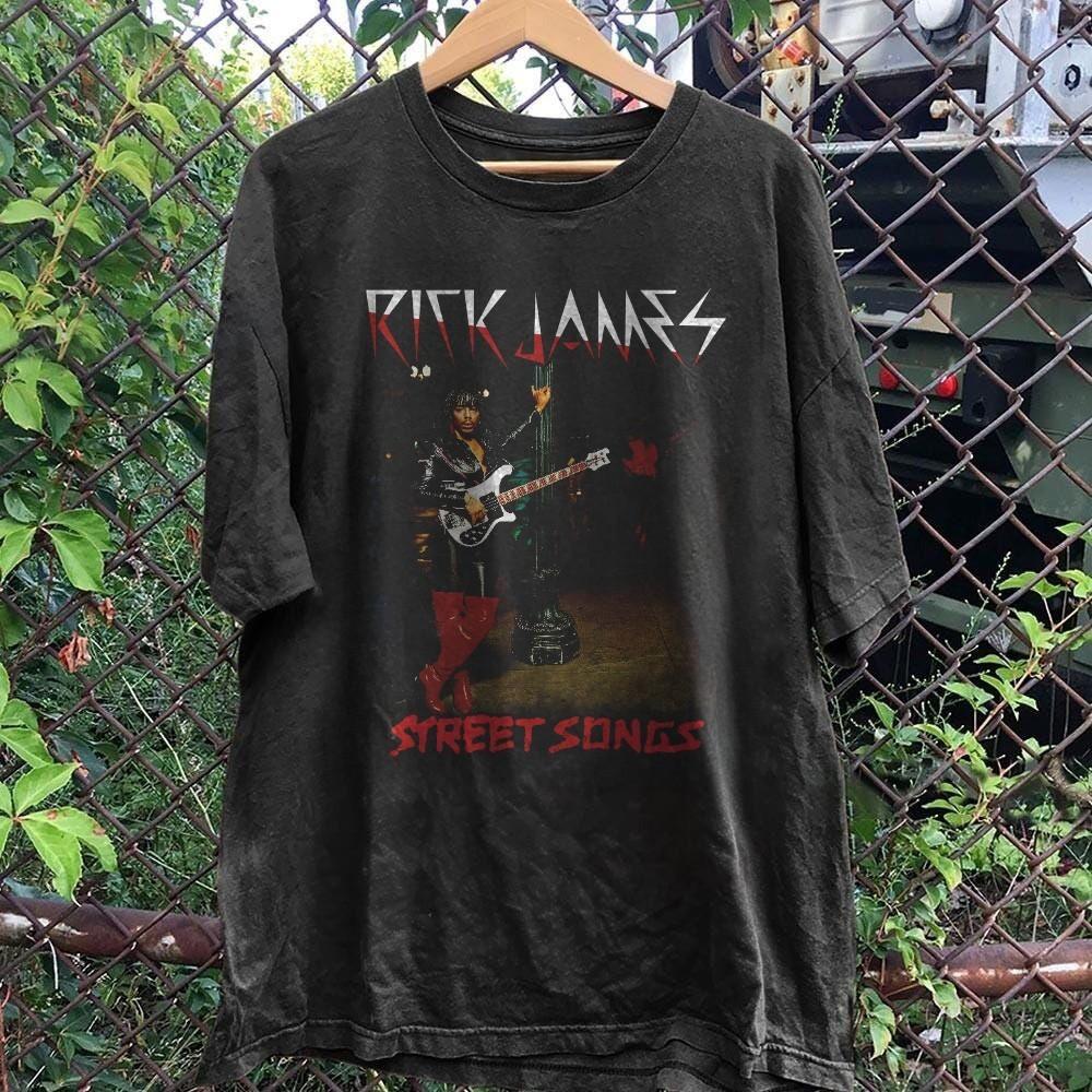 Rick James Street Songs Vintage Style Unisex T-Shirt Size S-5XL