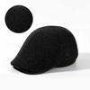 Middle-aged and elderly winter hat men's outdoor cold-proof velvet thickened forward hat dad grandfather ear protection duck tongue cotton hat