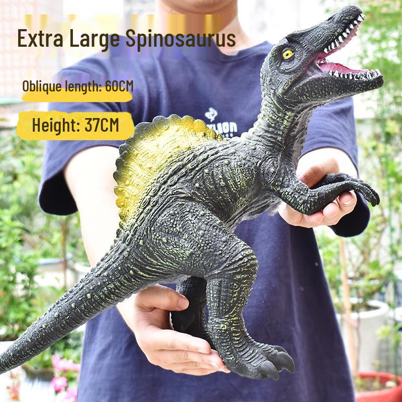 Soft Plastic Giant Dinosaur Model - Cotton-Filled Tyrannosaurus Rex/Triceratops Gift