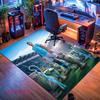 Rodri GOAT Poster Carpet Rug for Living Room Bedroom Home Sofa Decoration,Kids play Nonslip Floor Mat