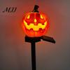 Металлические Ground Insert Lights, устойчивые к ржавчине, Солнечные тыквы для Хэллоуина, Водонепроницаемые садовые светодиодные лампы для улицы, Легко устанавливаемые колышки для грунта, Лампа на колышке