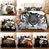 Комплекты постельного белья Животное Белый тигр Одеяло Покрывало на кровать Одеяло Пододеяльник Наволочка Наборы из 2-3 предметов Детская Взрослая Спальня Украшение