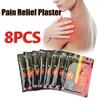8Pcs Pain Relief Aching Muscle Back Neck Joint Sticker Herbal Plaster Patch Health Care