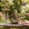 Easter Bigfoot Hanging Bird Feeder Weather Resistant Outdoor Food Holder Patio Lawn Wild Animal Garden Decoration Creative Art