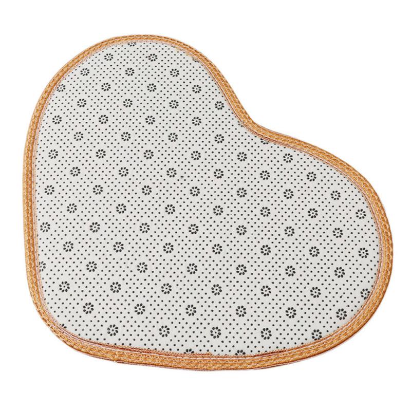 Non-slip Bath Mats Love Heart Shape Rug Kitchen Bathroom Home Decor Mats