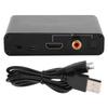 HDMI O Return Optical Coaxial Digital To Analog DAC Converter Adapter AmplifierBlack