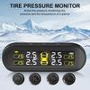 T10 Solar TPMS Automobile Tire Pressure Monitoring System 4 TPMS Sensors Car Tyre Monitor Rotating Holder Car Tire Alarm Kit