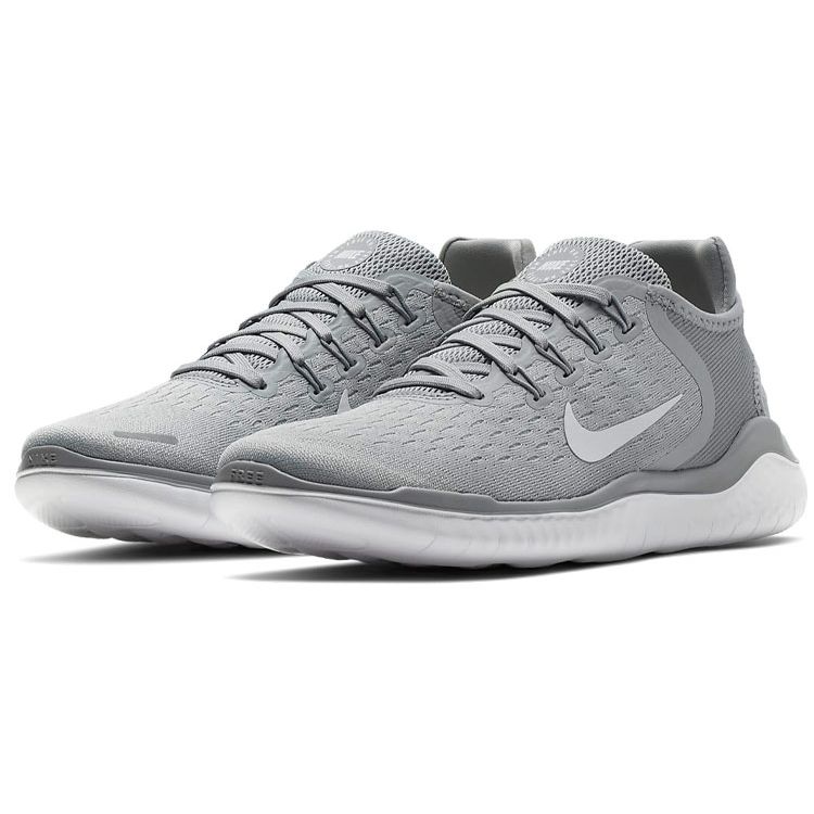 Nike Free RN 2018 Wolf Grey Women Sneakers White Volt 942837-003