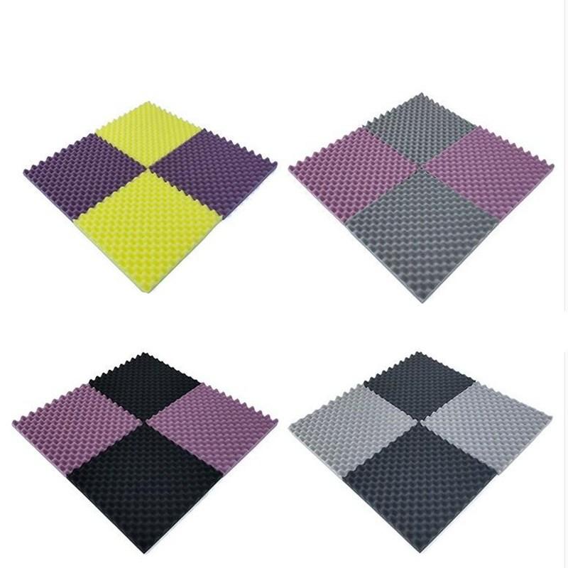 Звукоизоляционные пенопластовые плитки высокой плотности 30X30X2.5см Ящик для яиц Акустическая пена Звукопоглощающий хлопок для комнаты KTV Audio Studio