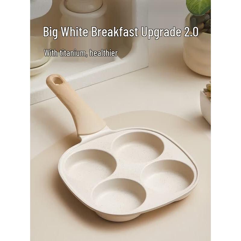 Cooker King 'Big White' 18cm Non-stick Breakfast Pan