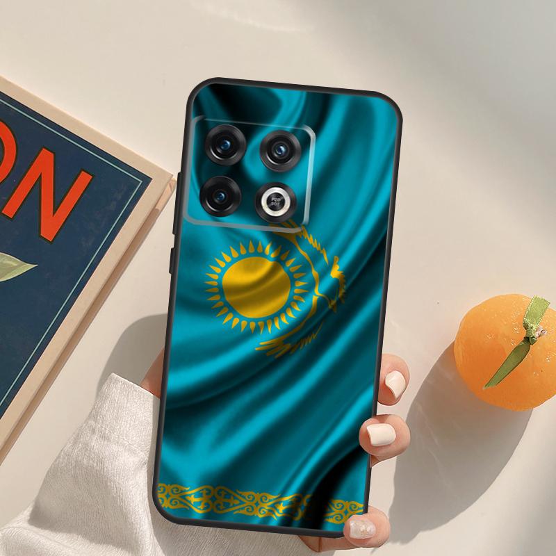Чехол с флагом Казахстана для OnePlus 13R 12R 10R 13T 10T 11 12 13 15 OnePlus Nord 5 CE 2 3 4 Lite N20 N30