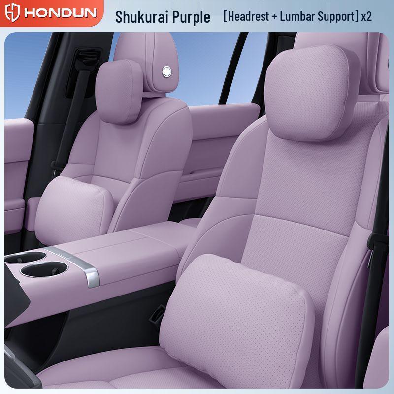 Deep Blue L06 Car Neck & Lumbar Support Headrest Pillow for Interior Modifications