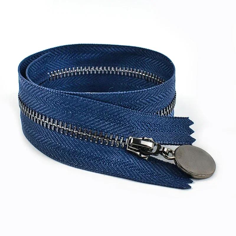 Meetee 3/5 шт. 3# Металлический набор для ремонта молнии 15-30 см с закрытым концом 40-70 см с открытым концом Молния для одежды Карман DIY Молнии Швейные аксессуары