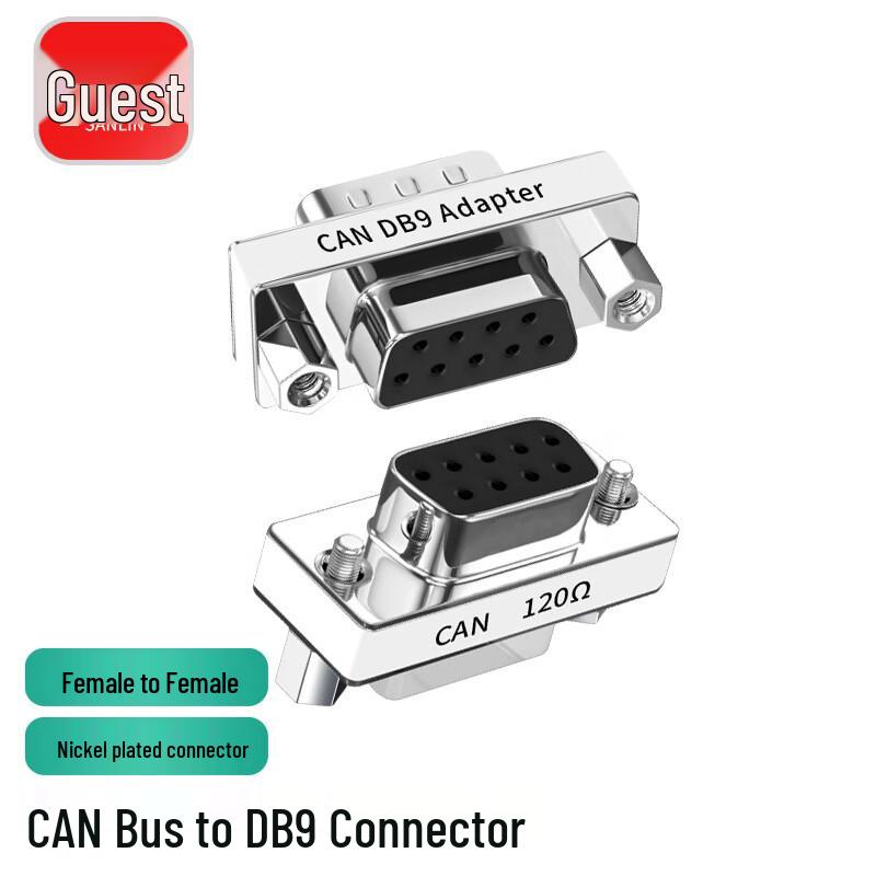 San Lin CAN Bus DB9 120 Ohm Termination Resistor Socket