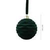 Velvet Christmas Ball Ornament Premium Christmas Tree Hanging Ball Plastic Hanging Decoration American For Christmas Decoration