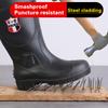Manufacturer Factory Fashion Rubber Rain Boots Waterproof Steel Toe PVC Rain Boots