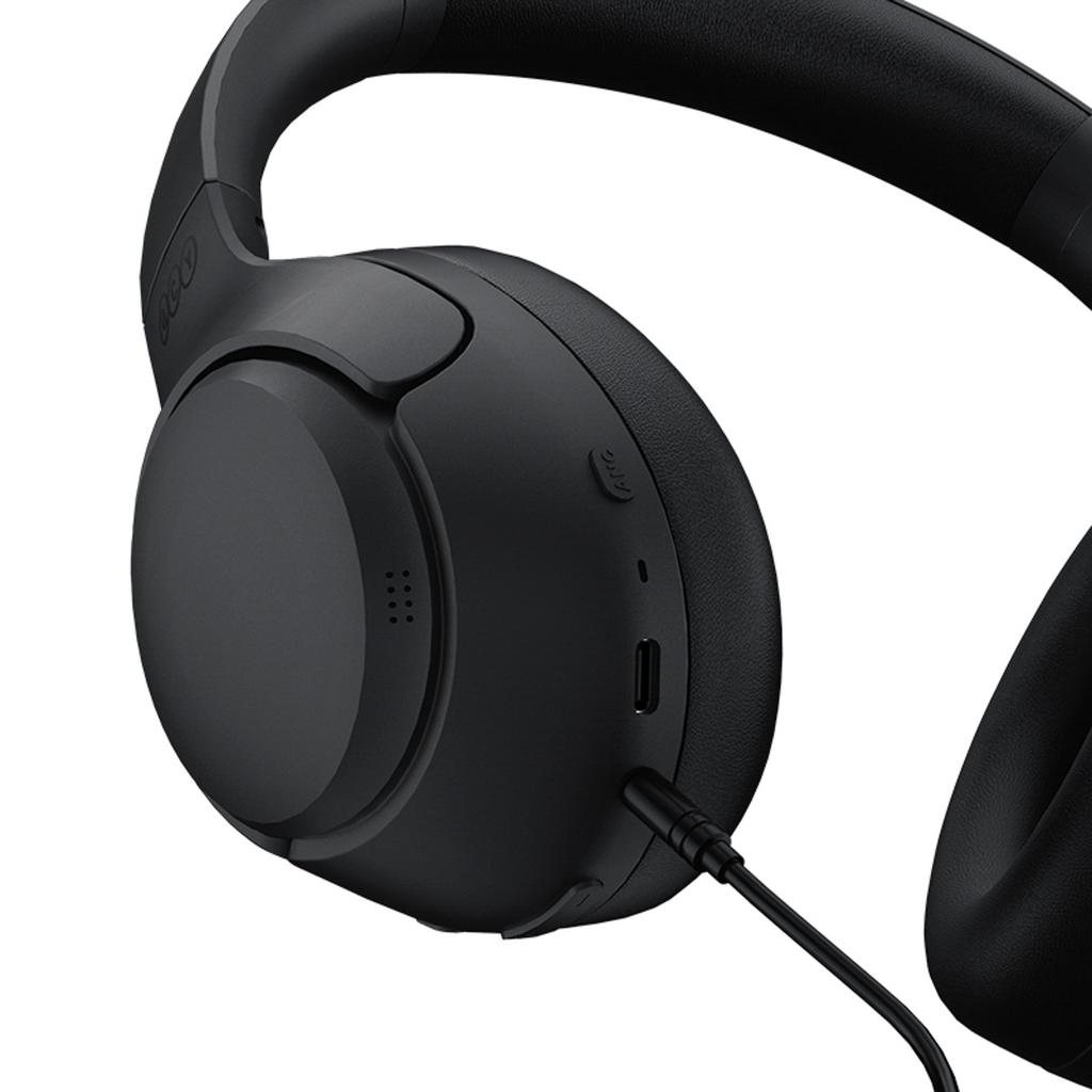Słuchawki bezprzewodowe nauszne H3 ANC Bluetooth - czarne