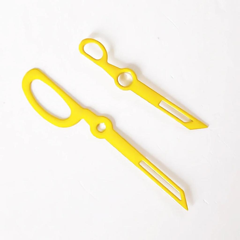 Новые часовые стрелки Без люминесценции Аксессуары для часов Запасные части Часовая стрелка Для механизма NH35/36/4R/7S Стрелка в форме ножниц