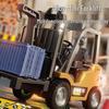 Mini Alloy Forklift RC Car with Bluetooth Mobile Control - Engineering Toy