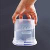 Round Transparent Plastic Sealed Food Storage Container with Lid for Kitchen Dry Food Milk Powder Grains