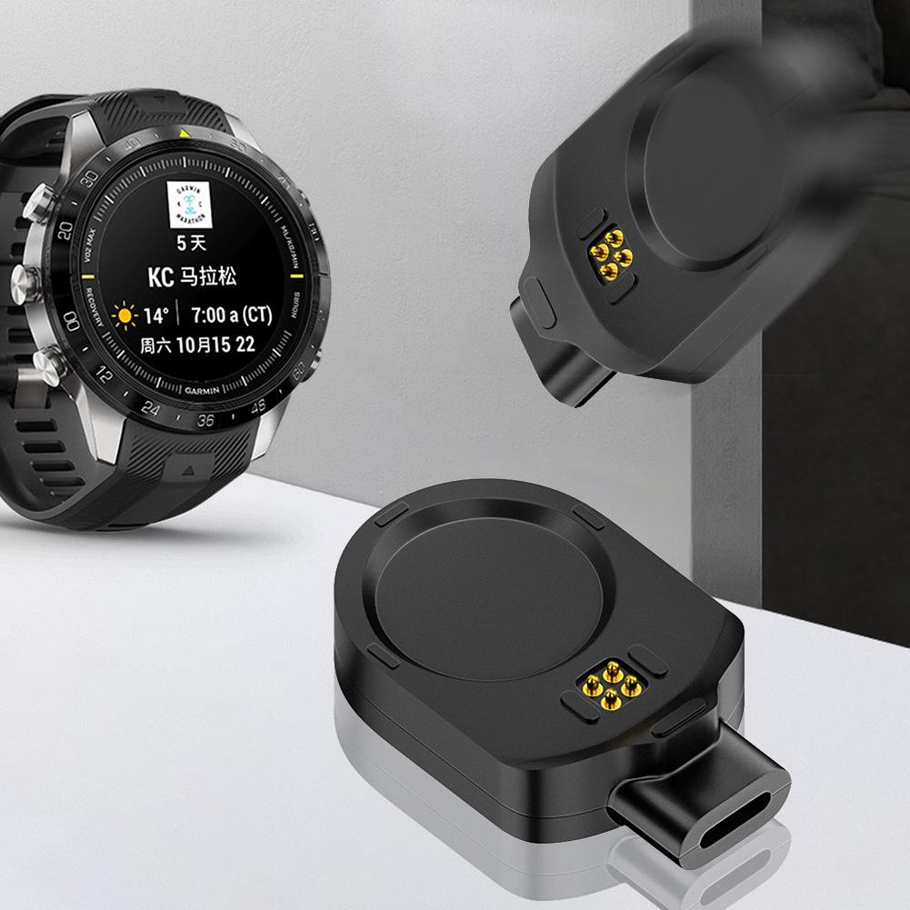 8-контактный/тип C для Garmin MARQ 2 MARQ (Ген 2) Зарядное устройство для часов Адаптер Стабильный Зарядный кабель Конвертер Plug and Play для дома Путешествий
