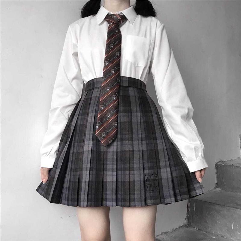 Женская блузка свободного кроя в стиле академии, с японским дизайном, с длинным рукавом, молочно-белого цвета