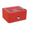 Cash Organizer Box with Key Lock for Retail And Home Use 4.9x3.7x2.3inch