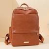 Trend PU рюкзак большой емкости школьный рюкзак повседневный женский мягкий кожаный дорожный студенческий рюкзак