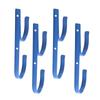 4 Sets Pool Pole Hanger Professional Aluminium Alloy Pool Holder Hook for Poles Brushes Vacuum Hoses Garden Tools
