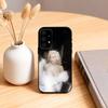 Чехол для телефона M-Madonna Ciccone для Samsung S25,24,23,22,30,21,10,9,Ultra,Plus,Lite,FE,4,5 G Мягкий черный чехол