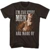 John Wayne The Stuff Dark Chocolate Unisex T-shirt