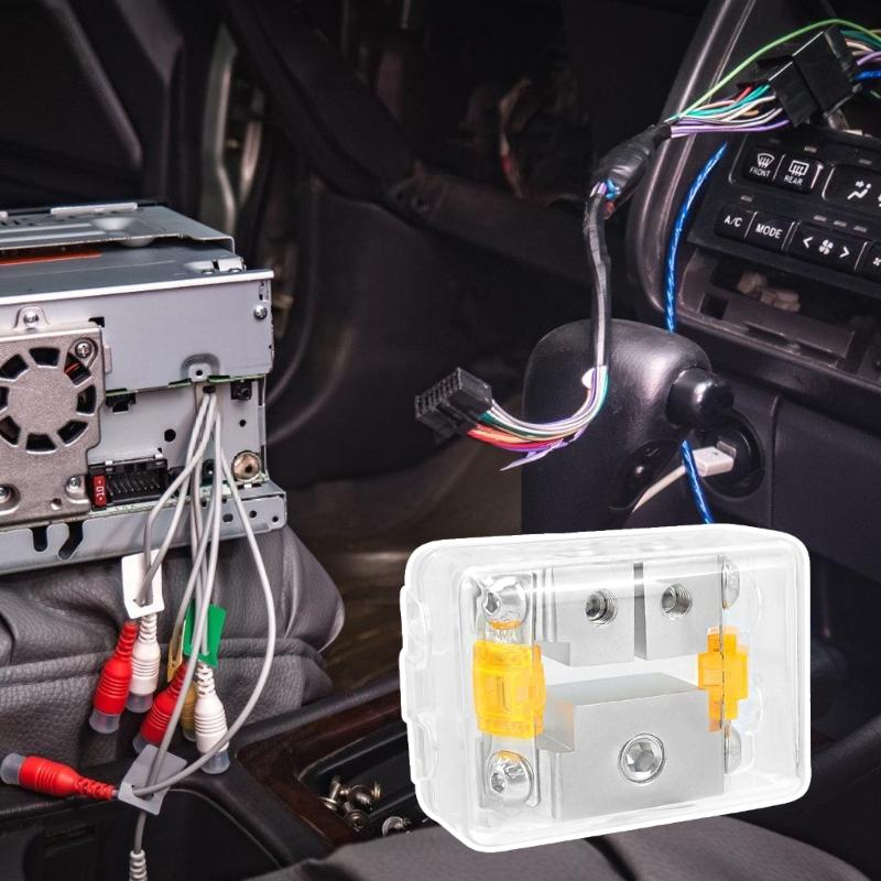 Vehicle Circuit Expansion Kit 1 To 2 Way Fuses Box With Overload Protection Ideal For Car Audios And Lighting Upgrades