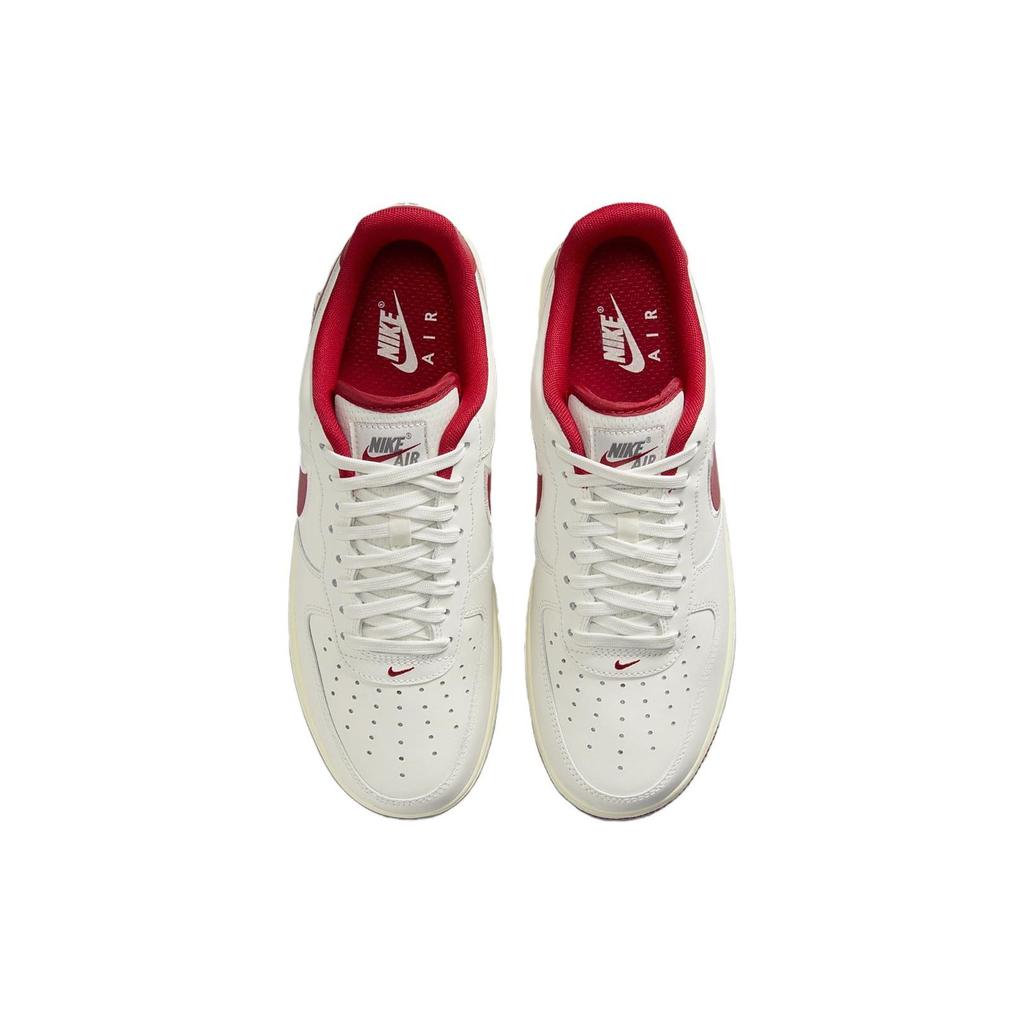 Nike Air Force 1 07 Sail Gym Красные кроссовки унисекс с вышивкой-галочкой Кремовые оловянные кроссовки кокосового молока FV0392-101