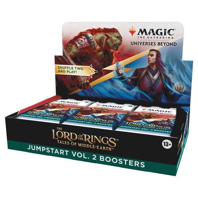 Magic the Gathering Lord of the Lore of Jump Start Booster 2 Английская версия 18 комплектов Коллекционная карта MTG Wizards of the Coast D21250000 "The Rings"