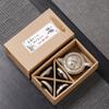 Jun kiln change fish cup tea set, insurance real estate car dealership sales exhibition business activities gift box set