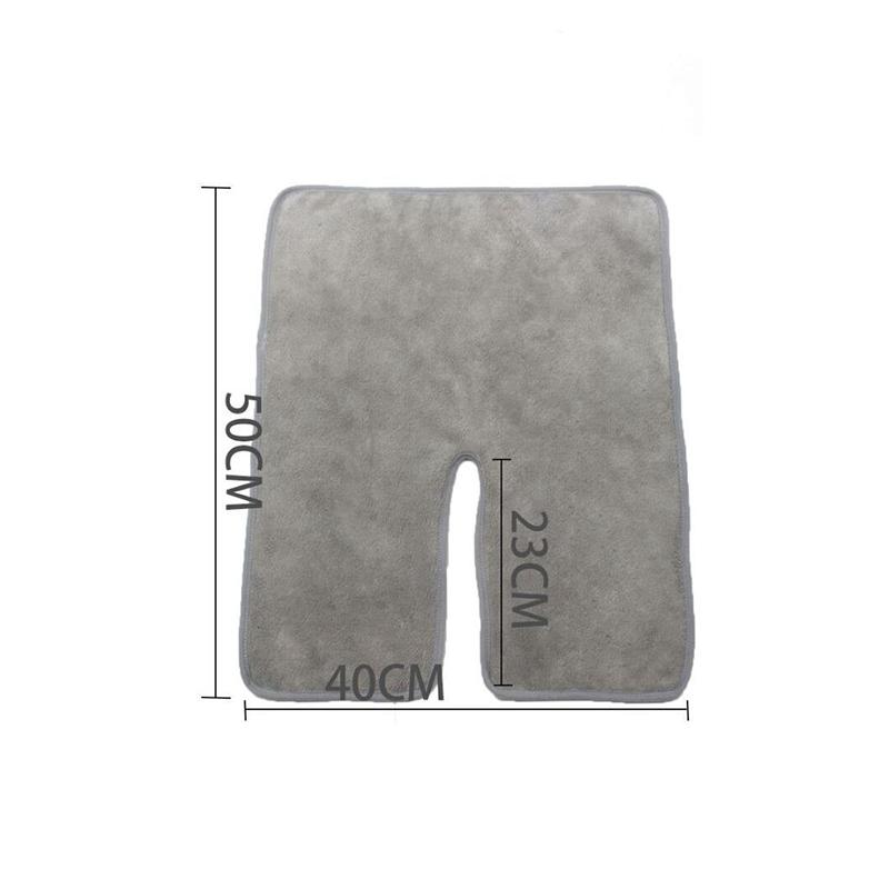 1 шт. Салон красоты Уход за кожей Массажное полотенце Микрофибра Индивидуальная процедура Обертывание для лица Спа Обертывание для шеи и лица Полотенце Теплое U-образное Мягкое полотенце