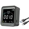 LSENLTY Измеритель угарного газа Детектор Метод NDIR Портативный детектор угарного газа Утечка CO Проверка угарного газа Диапазон измерения Перезаряжаемый