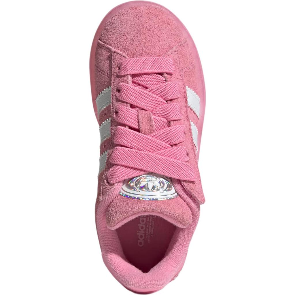 adidas Оригинальные CAMPUS 00-е Низкие Детские Скейтбордические Кроссовки Розовые Дети Возрастом 3 7 Лет JS1280