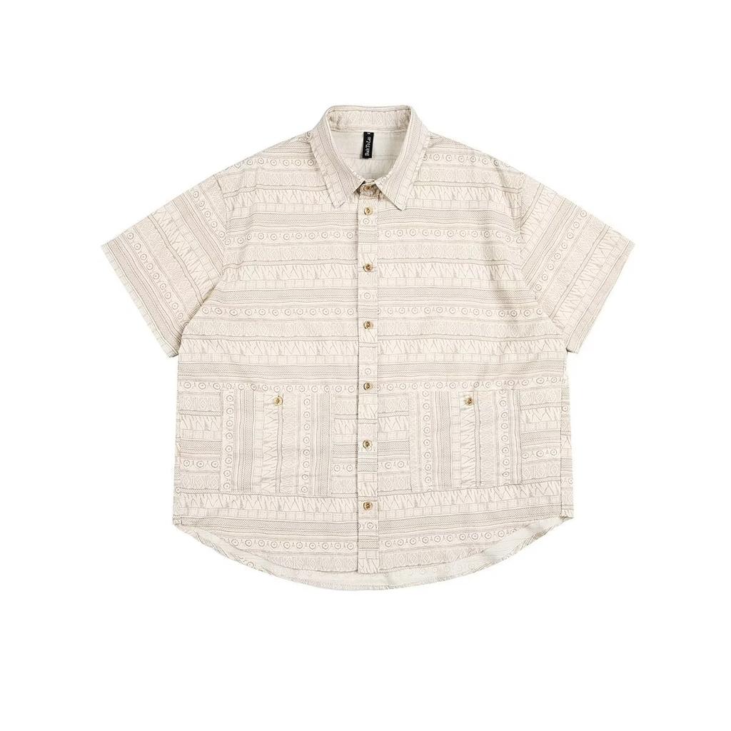 Клетчатая ретро-рубашка, мужская летняя одежда, стиль Гонконга, студенческий свободный и нишевый дизайн, забавный новый мужской топ для ношения на открытом воздухе