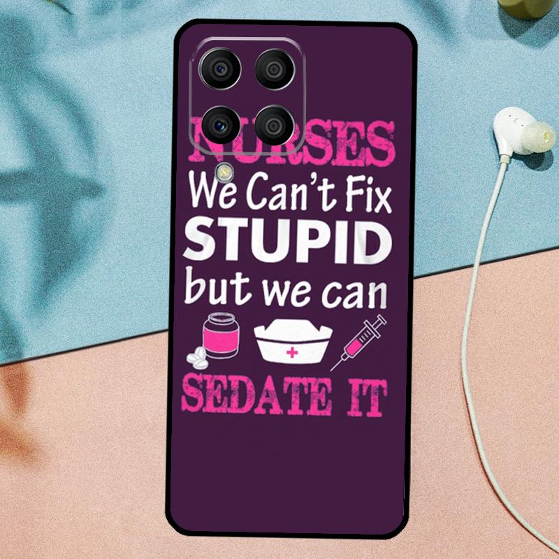 Стетоскоп Сердце Медсестра Для Samsung Galaxy M21 M31 M11 M13 M33 M53 M16 M06 M12 M14 M15 M35 M55 M34 M54 M32 M52 Чехол